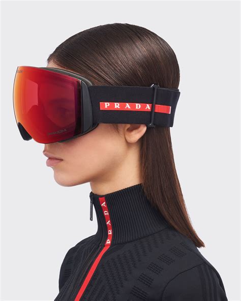 prada ski goggles|Prada linea rossa goggles.